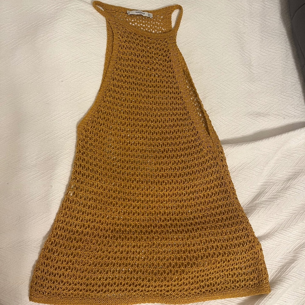 Mango crochet halter top